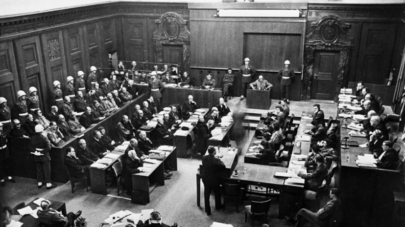 Нюрнбергский процесс, 20 ноября 1945 года - 1 октября 1946 года. В зале суда / РИА Новости / ©Евгений Халдей