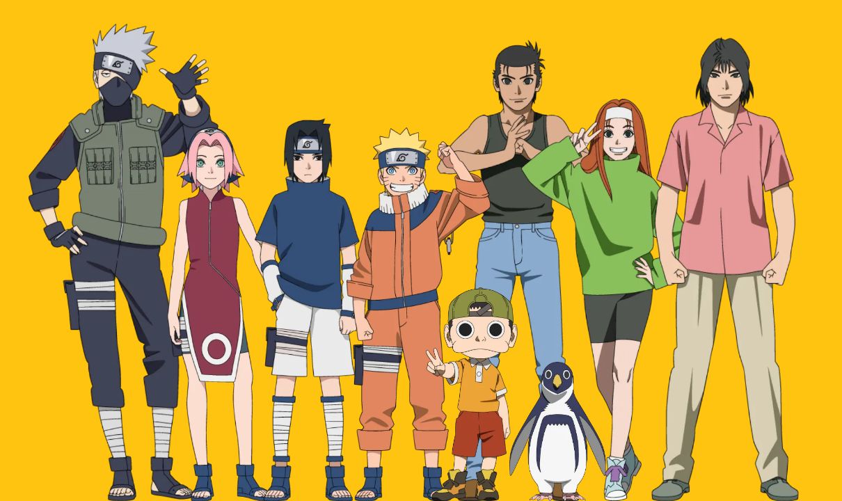Кадр из мультсериала «NARUTOxNINKU»