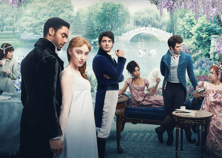 Промо-кадр к сериалу «Бриджертоны»