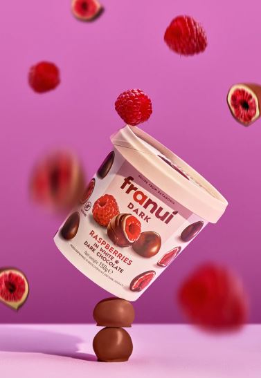 Малина Franui в белом и темном шоколаде