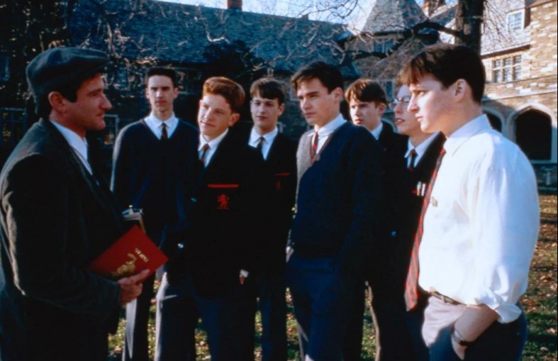 Кадр из фильма «Общество мертвых поэтов» 1989