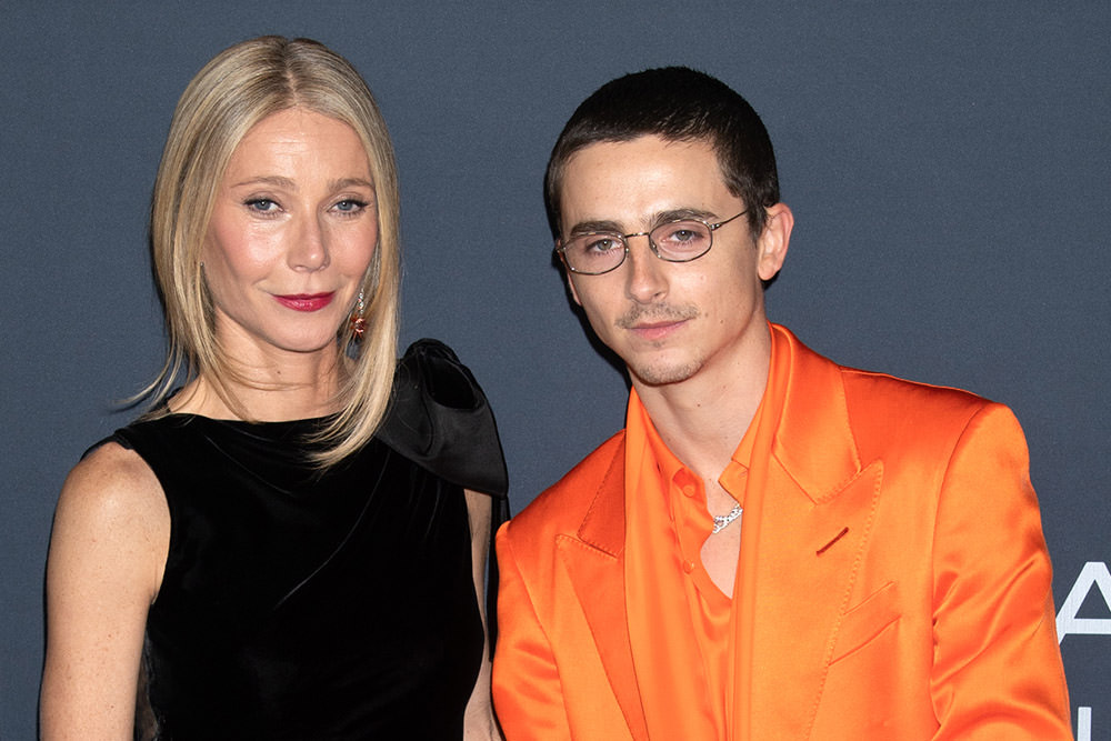 Гвинет Пэлтроу и Тимоти Шаламе на нью-йоркской премьере фильма&nbsp;«Марти Суприм»