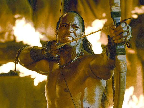 Дуэйн Джонсон в фильме «Царь скорпионов» 2002 г.