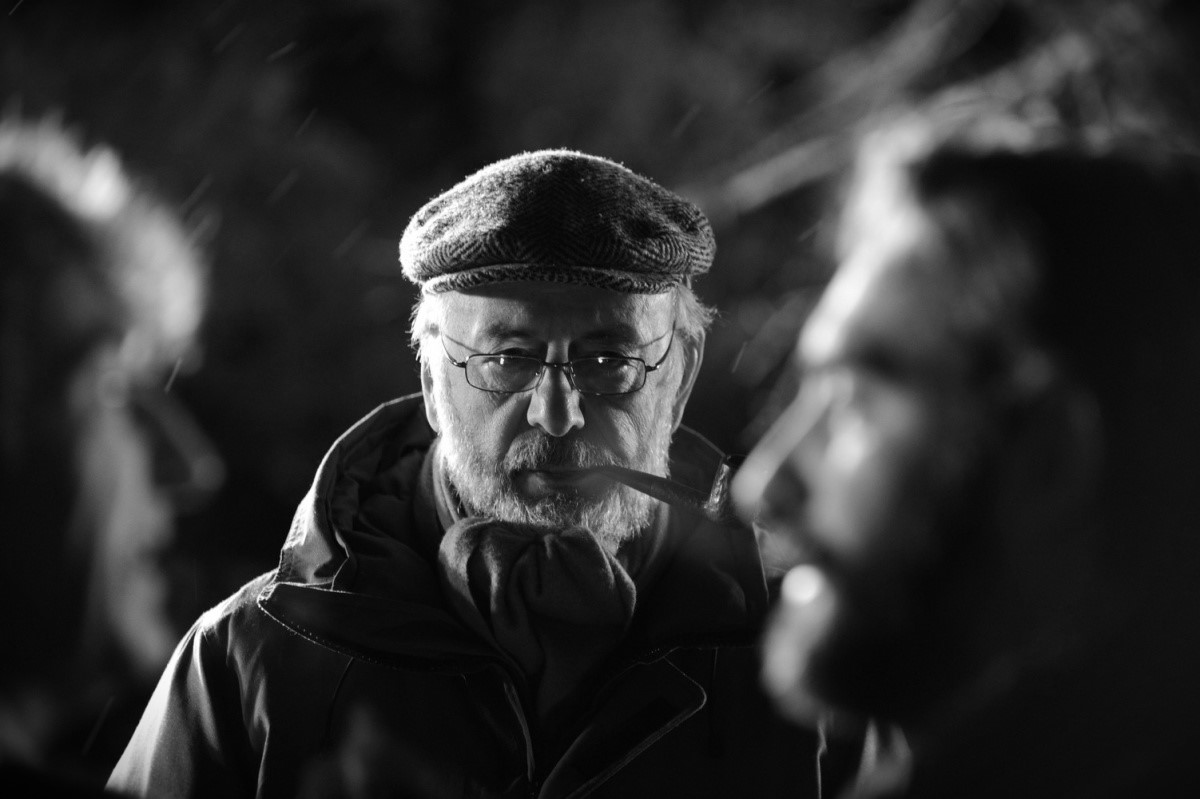 Бертран Блие на съёмках фильма&nbsp;«Шорох кубиков льда»