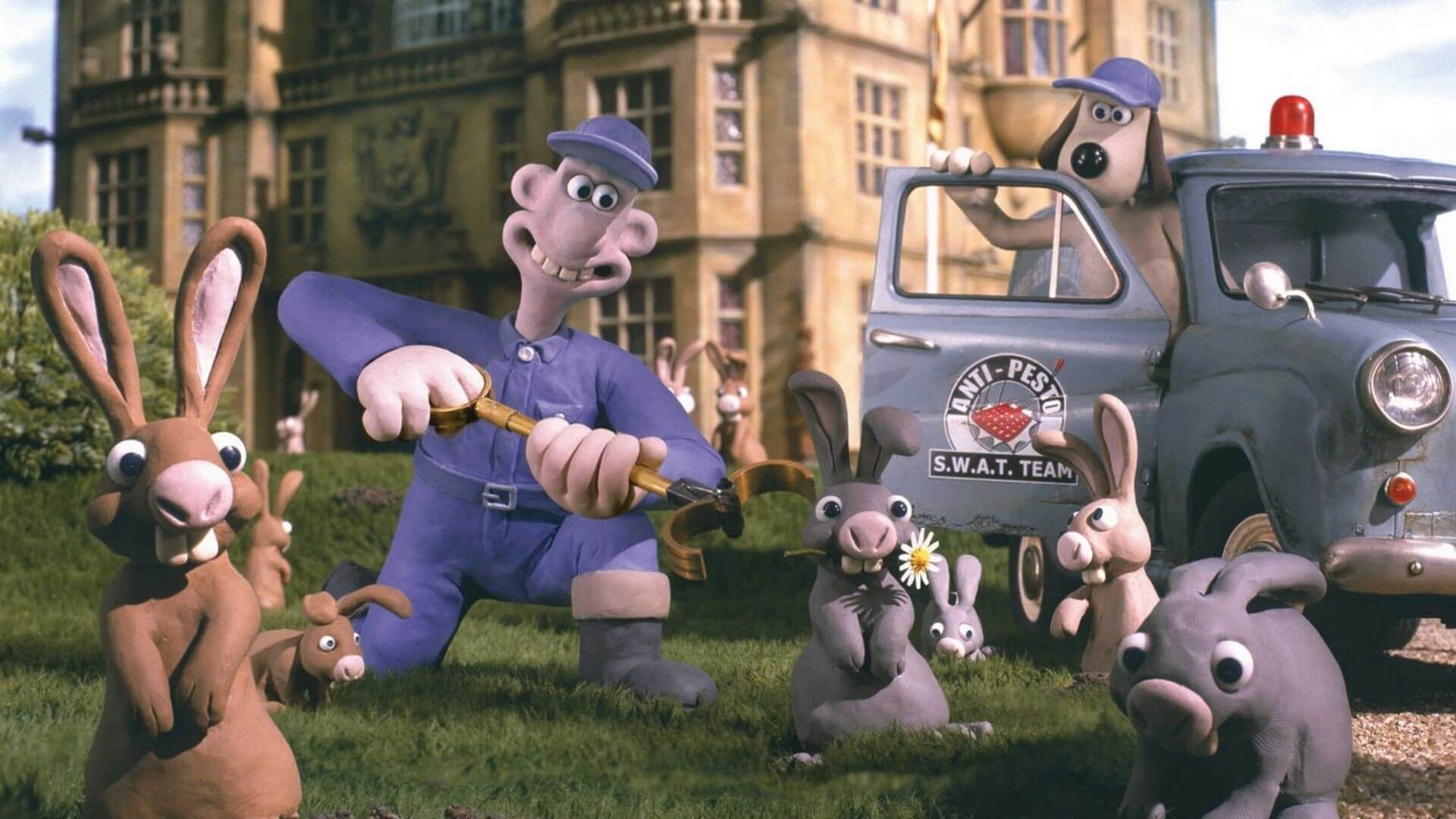 Кадр фильма «Уоллес и Громит: Проклятие кролика-оборотня» // Aardman Animations