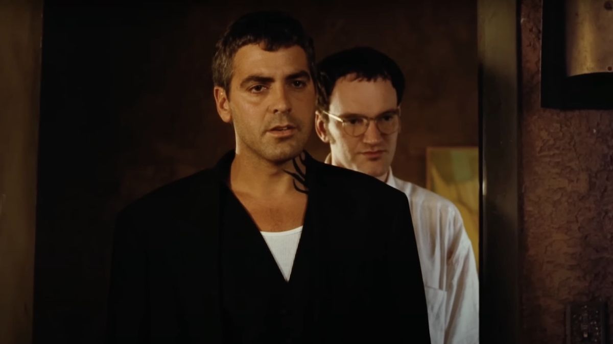 Джордж Клуни и Квентин Тарантино в фильме «От заката до рассвета»
